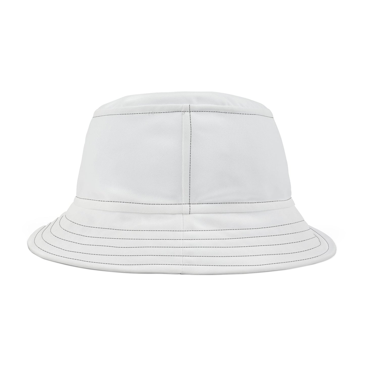Stylish White Bucket Hat