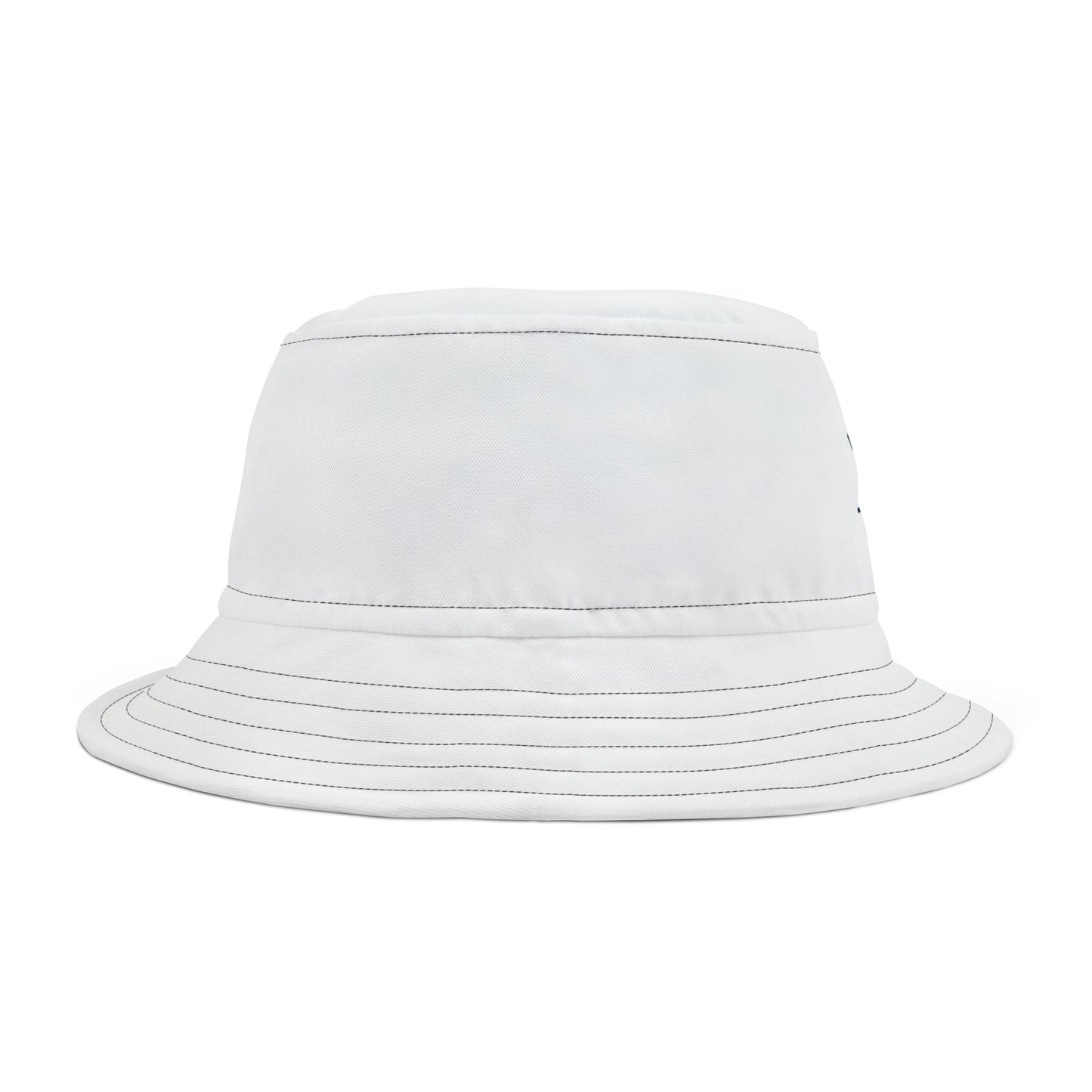 Stylish White Bucket Hat