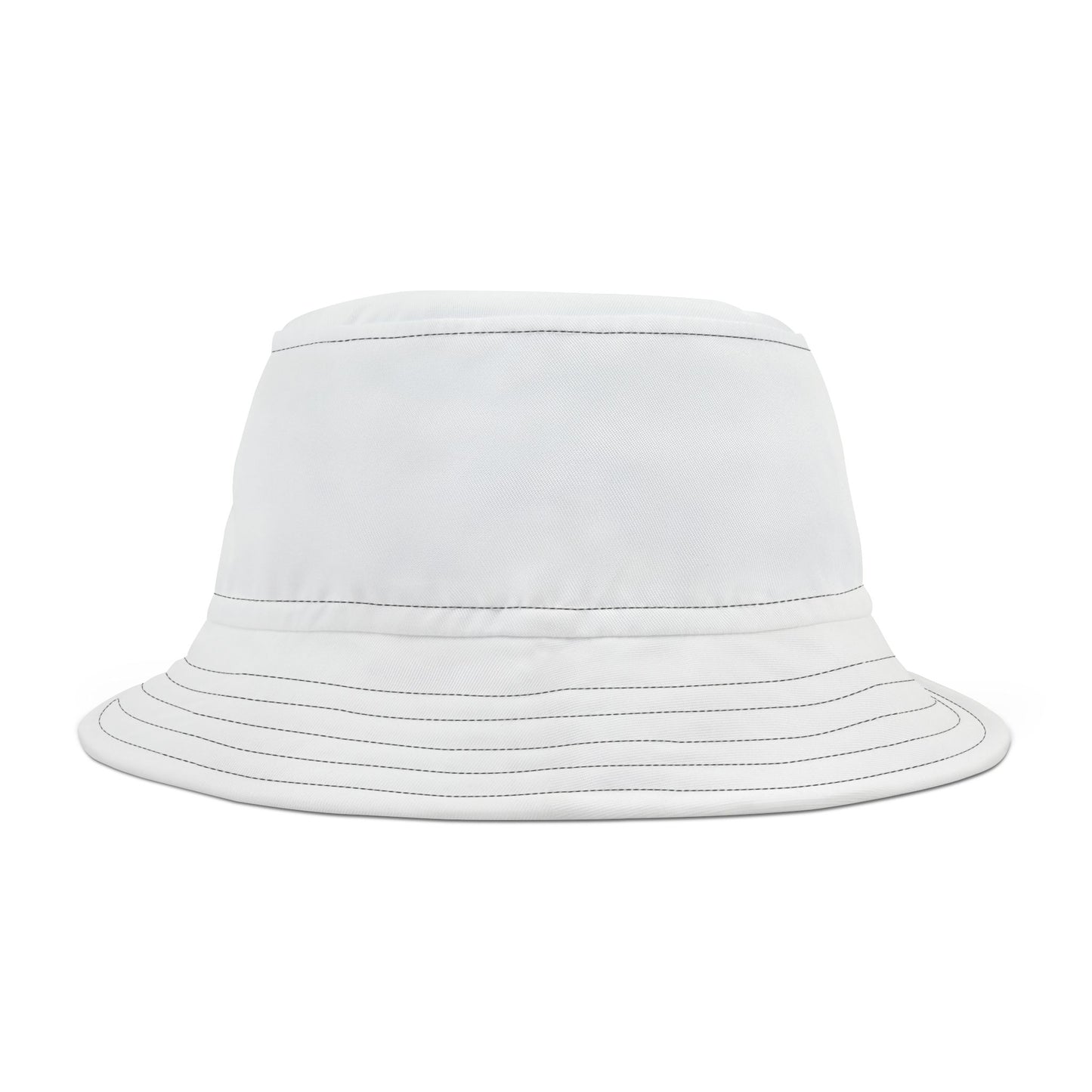 Stylish White Bucket Hat