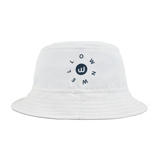 Stylish White Bucket Hat
