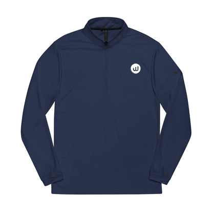 adidas® Embroidered Quarter-Zip Pullover - Perfect for Active Lifestyles