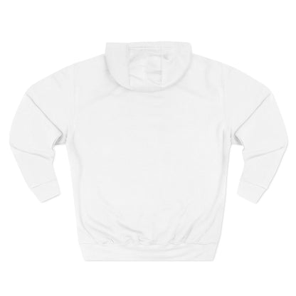 Minimal Sun & Moon Hoodie — Small Chest Graphic Fleece Pullover